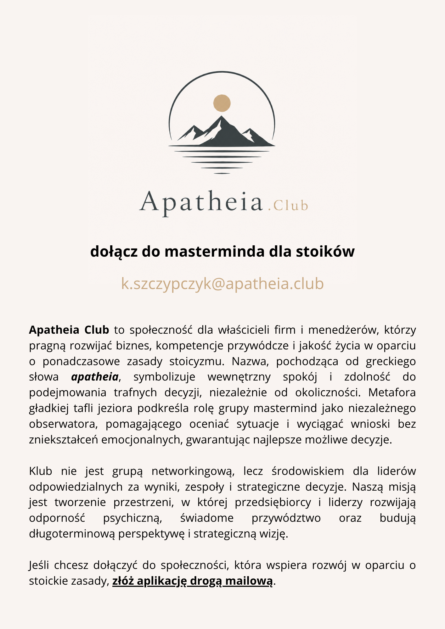 Apatheia Club